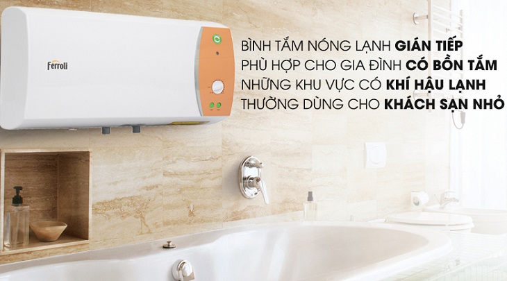 cách sử dụng máy nước nóng Ferroli gián tiếp