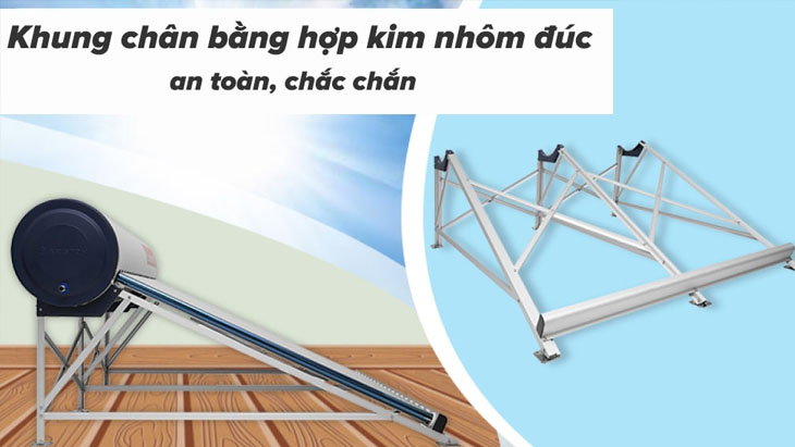 cấu tạo máy nước nóng năng lượng mặt trời