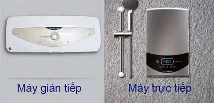 máy nước nóng gián tiếp và trực tiếp