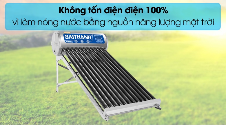 máy nước nóng năng lượng mặt trời Đại Thành 160L