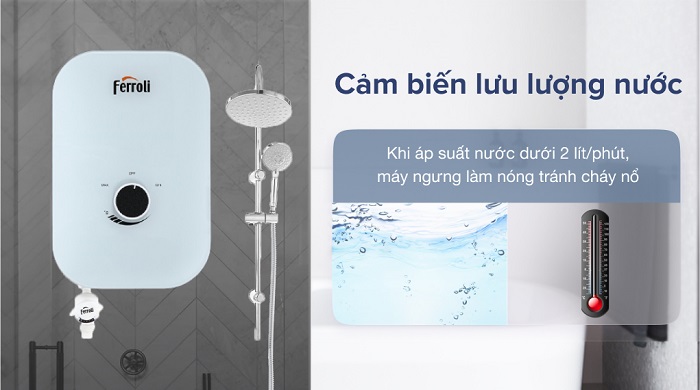 giá máy nước nóng trực tiếp Ferroli