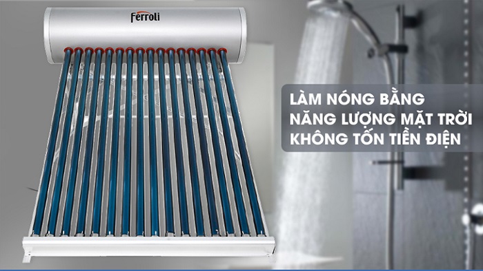 máy nước nóng năng lượng mặt trời Ferroli