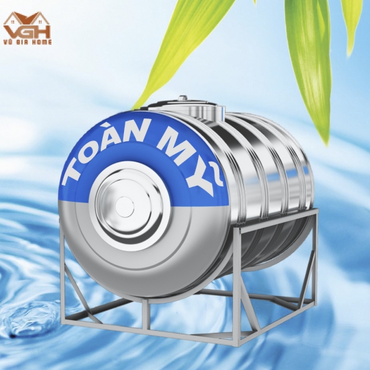 Bồn Inox Toàn Mỹ 1000L Ngang