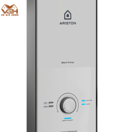 Máy Nước Nóng Trực Tiếp Ariston Aures Premium 4.5P Ivory (Có Bơm)