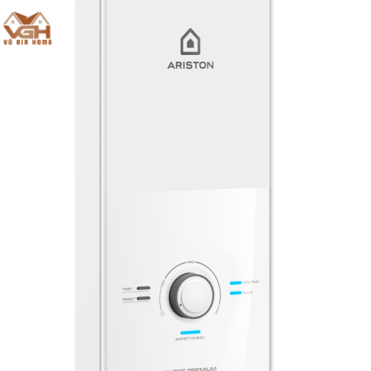 Máy Nước Nóng Trực Tiếp Ariston Aures Premium 4.5 Ivory