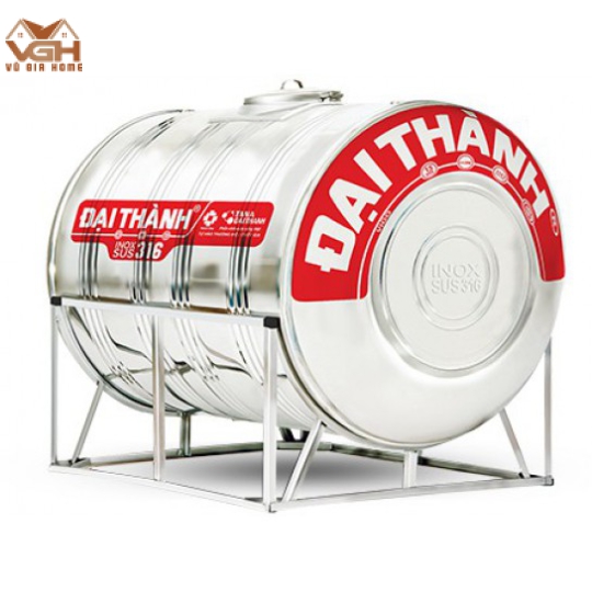 Bồn Inox Đại Thành Vigo SUS 316 2000L Ngang